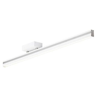 Brilliant LED Deckenleuchte Slim Nickel matt/Weiß 24W 2500lm warmweiß 3000K EasyDim dimmbar