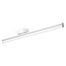 Brilliant LED Deckenleuchte Slim Nickel matt/Weiß 24W 2500lm warmweiß 3000K EasyDim dimmbar