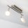 Brilliant LED Deckenleuchte Spotrohr Calvin Chrom 2 x 5W 720lm warmweiß 3000K schwenkbar