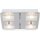 Brilliant LED Deckenleuchte Mountain Chrom/Glas 4 x 5W 1600lm warmweiß 3000K