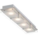 Brilliant LED Wand- & Deckenleuchte World Chrom 4 x...
