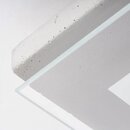Brilliant LED Wand- & Deckenleuchte Hardwood Beton/Grau 40x40cm 24W 2100lm warmweiß 2700K