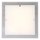 Brilliant LED Wand- & Deckenleuchte Hardwood Beton/Grau 40x40cm 24W 2100lm warmweiß 2700K