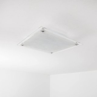 Brilliant LED Wand- & Deckenleuchte Malinda Chrom/Weiß 30x30cm 10W 75