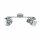 Brilliant LED Deckenleuchte Spotrohr Movie Chrom 2 x 5W GU10 690lm warmweiß 3000K schwenkbar