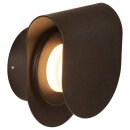 Brilliant LED Außenwandleuchte Archea Schwarz IP44 8,8W 800lm warmweiß 3000K