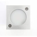 Brilliant LED Deckenleuchte Cubic Alu IP20 3,3W 300lm warmweiß 3000K
