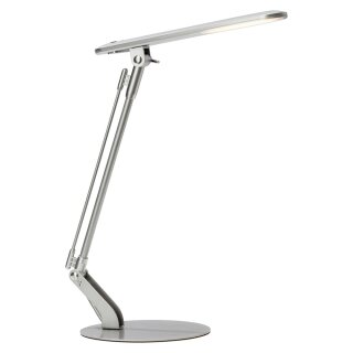 Brilliant Tischleuchte Brendan Metall Titan 60x46cm mit Schalter 6W 680lm Neutralweiß 4100K