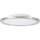 Brilliant LED Deckenleuchte Aufbau Panel Neptun Silber Ø30cm 23W 2100lm warmweiß 3000K