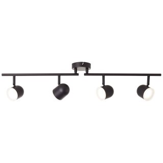 Brilliant LED Deckenleuchte Spots Gretchen schwarz 84cm 4 x 4,5W 1800