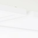 Brilliant LED Deckenleuchte Aufbau Panel Scope Weiß 2-flammig 15W 1700lm warmweiß 3000K EasyDim dimmbar
