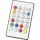 Brilliant LED Deckenaufbau-Panel Lanette Weiß 120x30cm 37W 4390lm CCT + RGB 2700K-6500K Fernbedienung