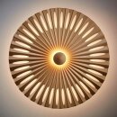 Brilliant LED Wand- & Deckenleuchte Phinx Braun rund Ø40cm 12W 1282lm warmweiß 3000K Backlight