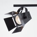 Brilliant LED Deckenfluter Movie Schwarz 39cm 2-flammig 2 x 5W GU10 760lm Warmweiß 3000K schwenkbar
