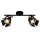 Brilliant LED Deckenfluter Movie Schwarz 39cm 2-flammig 2 x 5W GU10 760lm Warmweiß 3000K schwenkbar