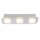 Brilliant LED Wand- & Deckenleuchte Form Chrom/Weiß 3-flammig IP44 3 x 4W 960lm warmweiß 3000K