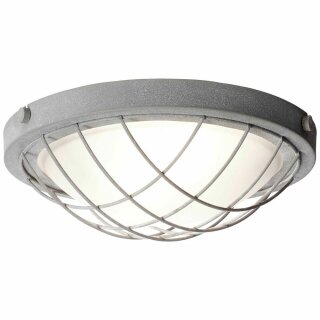 Brilliant Wand- & Deckenleuchte Thunder Beton 2-flammig max. 2 x 30W E27 ohne Leuchtmittel