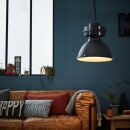 Brilliant Pendelleuchte Industrie Anouk Schwarz rund Ø40cm max. 60W E27 ohne Leuchtmittel