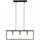 Brilliant Pendelleuchte Arica Schwarz/Messing 3-flammig max. 3 x 60W E27 ohne Leuchtmittel kürzbar
