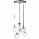 Brilliant Pendelleuchte Catha Braun/Transparent 160cm...