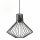 Brilliant Pendelleuchte Dalma Schwarz max. 60W E27 ohne Leuchtmittel kürzbar