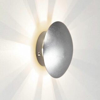 Brilliant Halogen Wandleuchte Silber/Antik Metall IP20 Ø16cm 18W G9 205lm warmweiß 2800K