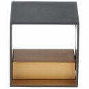 Trio LED Wandleuchte Louis Schwarz matt Up & Down 4,3W 430lm IP20 warmweiß 3000K