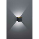 Trio LED Wandleuchte Louis Schwarz matt Up & Down 4,3W 430lm IP20 warmweiß 3000K