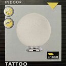 Brilliant Tischleuchte Kugel Tattoo Chrom/Opal...