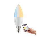 Paulmann LED Leuchtmittel Kerze SmartHome 4,5W = 32W E14 opal 350lm Tunable White 2700-6500K dimmbar ZigBee
