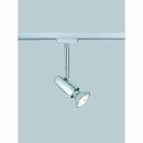 Paulmann Halogen Spot Barelli Schienensystem Chrom 50W GU10 290lm warmweiß 2900K schwenkbar