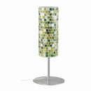Paulmann Lampenschirm Living 2Easy Mosaik Gelb/Grün Glas ohne Leuchtmittel