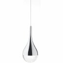 Brilliant LED Pendelleuchte Frizzante Chrom 3 x 5W 1200lm warmweiß kürzbar Lichtschalter dimmbar EasyDim