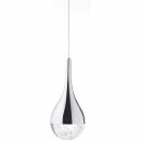 Brilliant LED Pendelleuchte Frizzante Chrom 3 x 5W 1200lm warmweiß kürzbar Lichtschalter dimmbar EasyDim