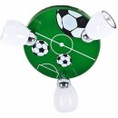 Brilliant LED Deckenleuchte Soccer Fußball Weiß/Grün 3 x 3W GU10 750lm warmweiß 3000K schwenkbar