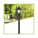 Brilliant Außenlampe Stehleuchte Poller Sockelleuchte Lalumi Schwarz IP44 max. 60W E27 ohne Leuchtmittel Laterne