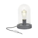 Brilliant Tischleuchte Glori Grau Holz/Glas IP20 max. 25W...
