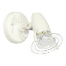 Eglo LED Wandleuchte Pocket 1 Stahl Silber 3W GU10 240lm...