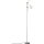 Brilliant LED Stehleuchte Deckenfluter Spari Silber 180cm 2-flammig 9W + 4W E27 800lm + 320lm warmweiß