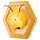 Varta LED Wandleuchte Nachtlicht die Biene Maja gelb 3 x AA Batterie Touch Schalter & Auto Abschaltfunktion