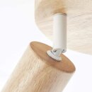 Brilliant Deckenstrahler Mimo Holz 3-flammig max. 3 x 40W E27 ohne Leuchtmittel schwenkbar