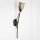 Brilliant Wandleuchte Fackel Arezzo Metall Braun 63cm max. 60W E27 ohne Leuchtmittel
