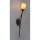 Brilliant Wandleuchte Fackel Arezzo Metall Braun 63cm max. 60W E27 ohne Leuchtmittel
