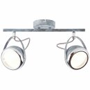 Brilliant Deckenstrahler Rider Beton grau Industrie max. 2 x 33W G9 ohne Leuchtmittel schwenkbar