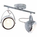 Brilliant Deckenstrahler Rider Beton grau Industrie max. 2 x 33W G9 ohne Leuchtmittel schwenkbar