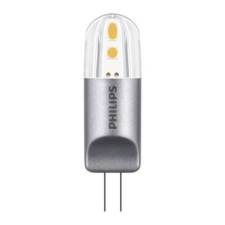 Philips LED Leuchtmittel Stiftsockellampe 2W = 20W G4 12V klar 200lm warmweiß 2700K DIMMBAR