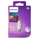 Philips LED Leuchtmittel Stiftsockellampe 2W = 20W G4 12V klar 200lm warmweiß 2700K DIMMBAR
