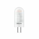 2 x Philips LED Leuchtmittel Stiftsockellampe 0,9W = 10W 12V G4 matt 110lm warmweiß 2700K