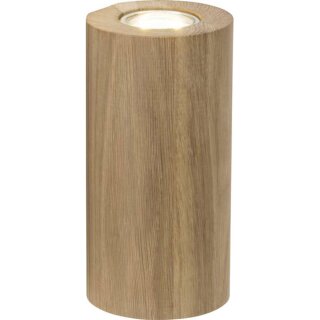 Brilliant Wandleuchte Match Holz Eiche Up & Down 2-flammig max. 2 x 4,5W GU10 ohne Leuchtmittel