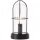 Brilliant Tischleuchte Storm Schwarz Metall/Glas Ø12,5cm  max. 40W E14 ohne Leuchtmittel mit Schalter